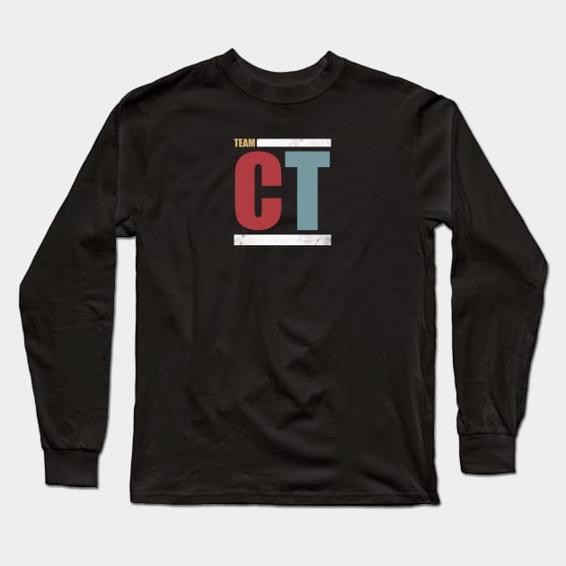 Team CT - The Challenge MTV (Distressed Color) Long Sleeve T-Shirt by Tesla